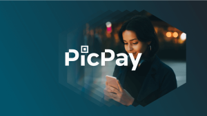 Logo PicPay dans un hexagone